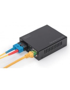 Convertidor de medios Gigabit PoE, RJ45 / SC, MM, PSE 2