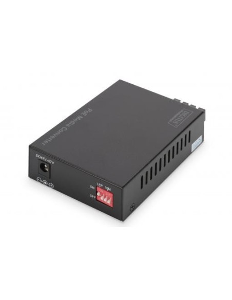 Convertidor de medios Gigabit PoE, RJ45 / SC, MM, PSE