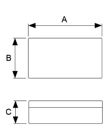 CAJA RETEX SERIE BETABOX 33050552 145X80X34 NEGRO