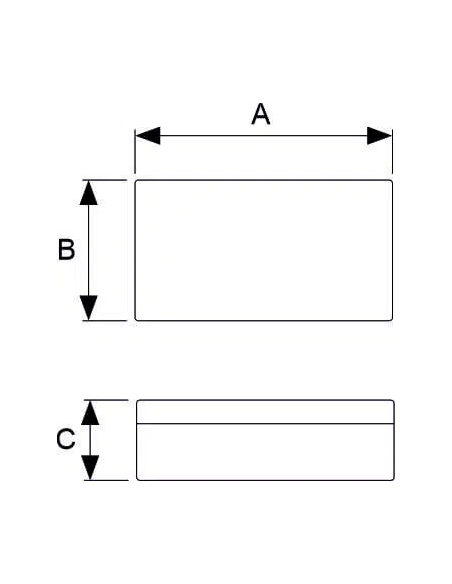 CAJA RETEX SERIE BETABOX 33050552 145X80X34 NEGRO