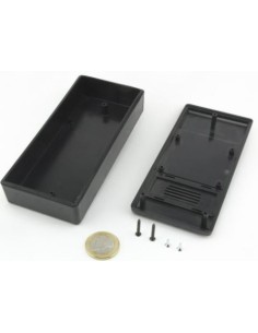 CAJA PLASTICO NEGRA 131x60x30mm AIREACION 2