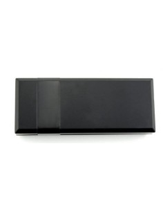 CAJA PLASTICO ABS NEGRA 128x51x24mm CON PORTAPILAS 2