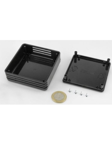 CAJA PLASTICO 71X71X27mm NEGRA IDEAL PARA SENSORES
