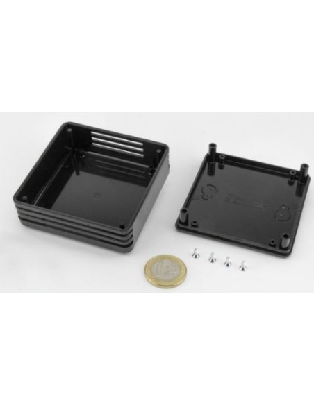 CAJA PLASTICO 71X71X27mm NEGRA IDEAL PARA SENSORES