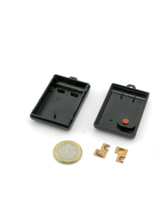 CAJA MINIATURA MANDO PLASTICO 61x37x16mm 1 BOTON 2