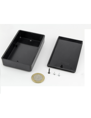 CAJA UNIVERSAL DE PLASTICO NEGRA 91X58X22mm