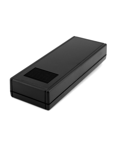 CAJA SUPERTRONIC PLASTICO NEGRA 127X47X23mm CON SALIDA DE AIRE