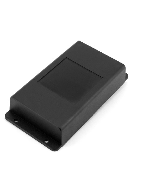 CAJA DE PARED ABS NEGRA 133x69x23mm CON ALETAS
