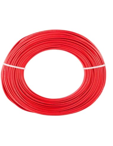 10 MTS CABLE UNIFILAR RIGIDO 0.5MM ROJO