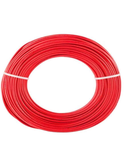 10 MTS CABLE UNIFILAR RIGIDO 0.5MM ROJO