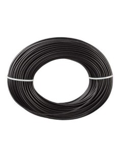 10 MTS CABLE UNIFILAR RIGIDO 0.5MM NEGRO