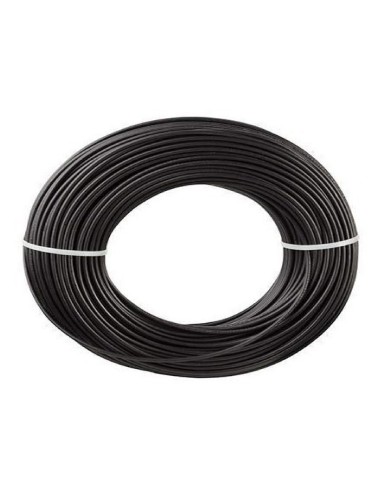 10 MTS CABLE UNIFILAR RIGIDO 0.5MM NEGRO