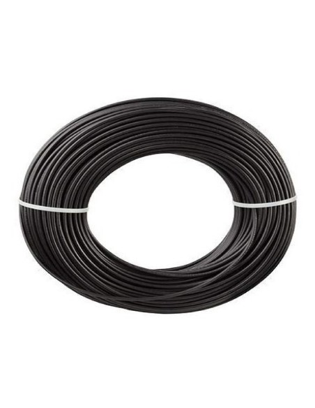 10 MTS CABLE UNIFILAR RIGIDO 0.5MM NEGRO