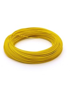 10 MTS CABLE UNIFILAR RIGIDO 0.5MM AMARILLO