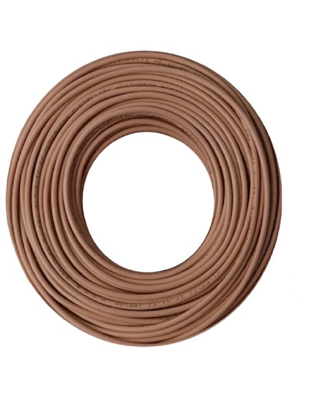 10 MTS CABLE UNIFILAR RIGIDO 0.5MM MARRON