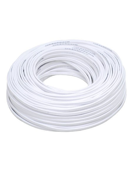 10 MTS CABLE UNIFILAR RIGIDO 0.5MM BLANCO