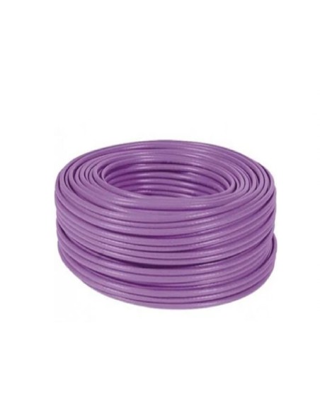 10 MTS CABLE UNIFILAR RIGIDO 0.5MM LILA