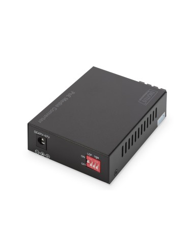 Convertidor de medios Gigabit PoE, RJ45 / SC, SM, PSE