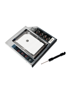 Caja Caddy de disco duro SATA para unidades de 12.7 mm de altura