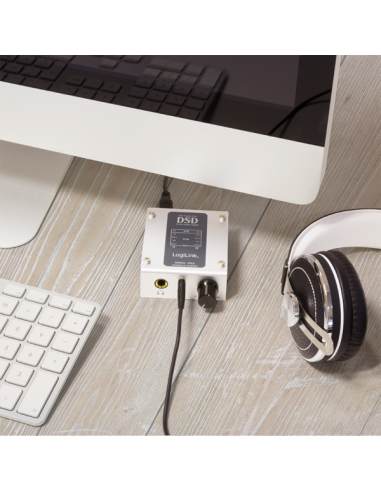 Convertidor USB óptico 384 kHz / 32 bit DSD DAC