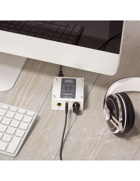 Convertidor USB óptico 384 kHz / 32 bit DSD DAC