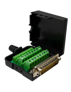 Conector DB25 Macho con terminales