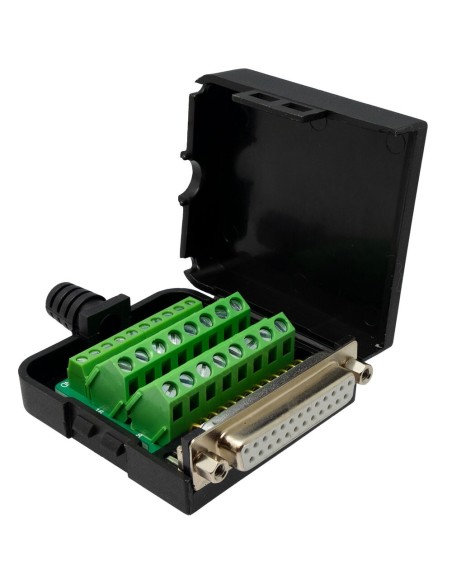 Conector DB25 Hembra con terminales