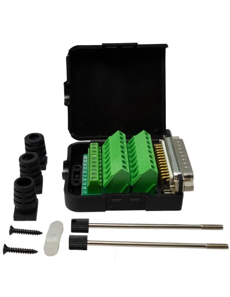 Conector DB25 Hembra con terminales