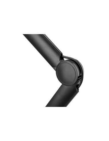 Brazo de micrófono con mordaza para mesa y guía de cables