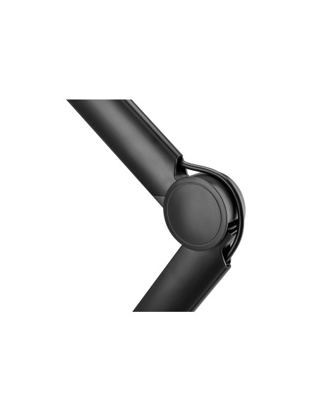 Brazo de micrófono con mordaza para mesa y guía de cables