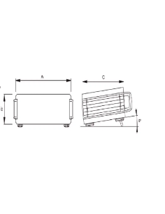 CAJA RETEX SERIE 110 EN ALUMINIO & ASB 400X130X300 2