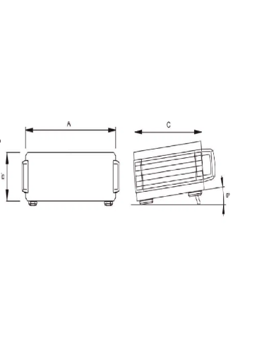 CAJA RETEX SERIE 110 EN ALUMINIO & ASB 250X90X200