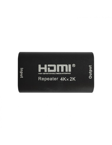 Repetidor HDMI V1.4b con conectores tipo A hembra en ambos extremos