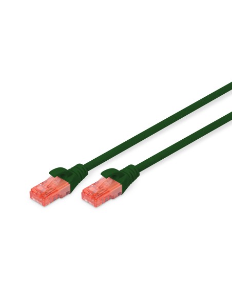 Latiguillo CAT 6 U-UTP, longitud 5,00 m, color verde
