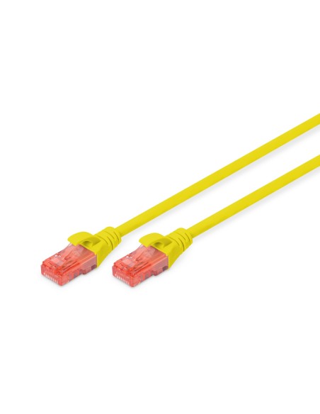 Latiguillo CAT 6 U-UTP, longitud 0,50 m, color amarillo