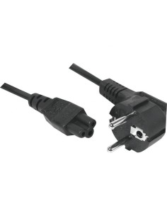 Cable de alimentación PC CEE7/C5 tripolar negro - 1,8 m 2