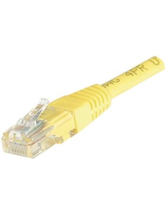 CABLE CAT 6 U/UTP cobre amarillo
