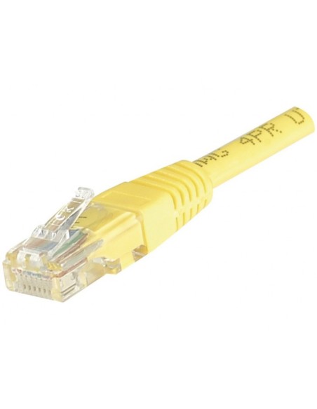 CABLE CAT 6 U/UTP cobre amarillo