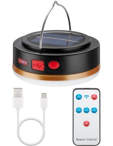 LAMPARA LED SOLAR CONTROL IR
