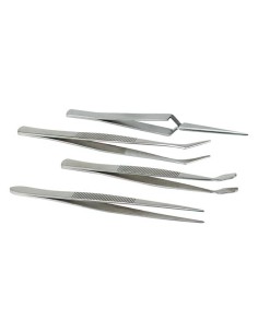 JUEGO DE 4 PINZAS ELECTRONICA