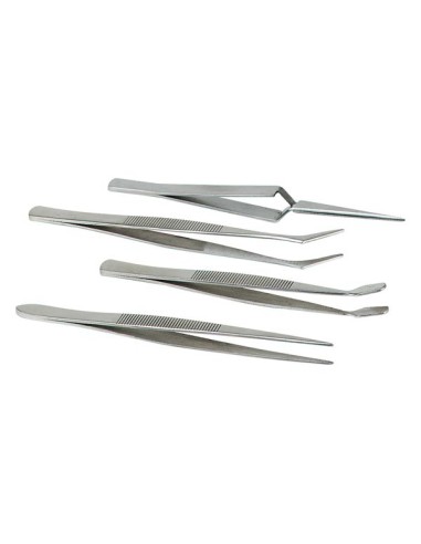 JUEGO DE 4 PINZAS ELECTRONICA