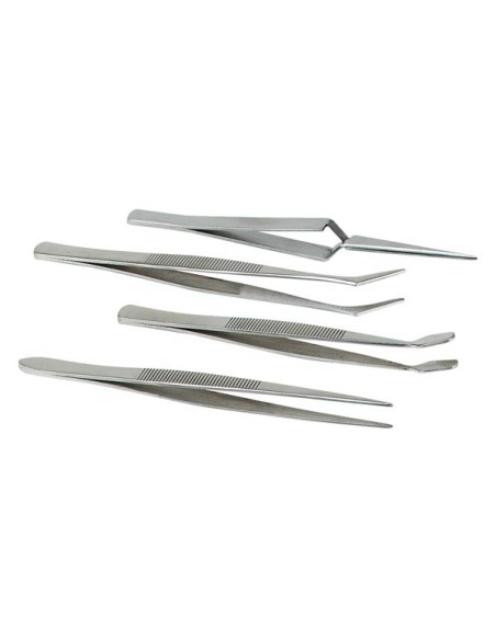 JUEGO DE 4 PINZAS ELECTRONICA