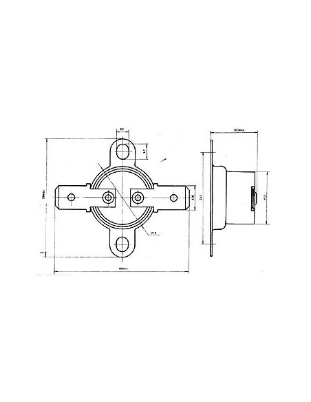 INTERUPTOR TERMICO 140G 10A NORMALMENTE CERRADO