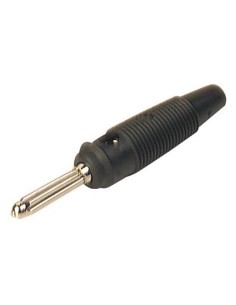 BANANA HIRSCHMAN MACHO 4MM 16A 60V NEGRA