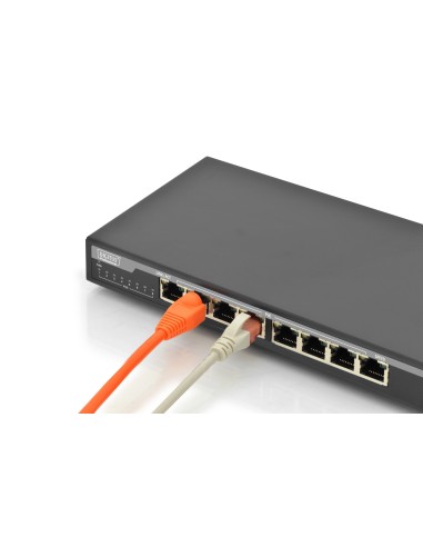 Conmutador de escritorio Gigabit de 8 puertos PoE 10/100/1000 Mbps