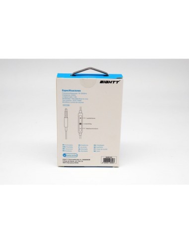 AURICULARES CON MICRÓFONO HU Y CONTROL DE VOLUMEN