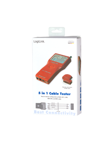TESTER RJ11-RJ45/BNC/USB/FIREW
