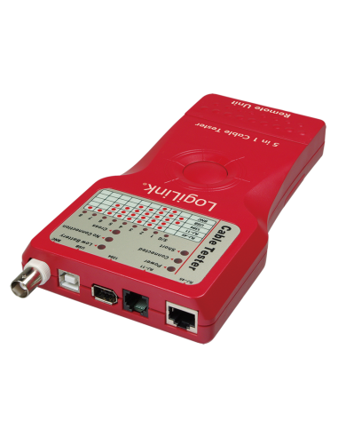 TESTER RJ11-RJ45/BNC/USB/FIREW