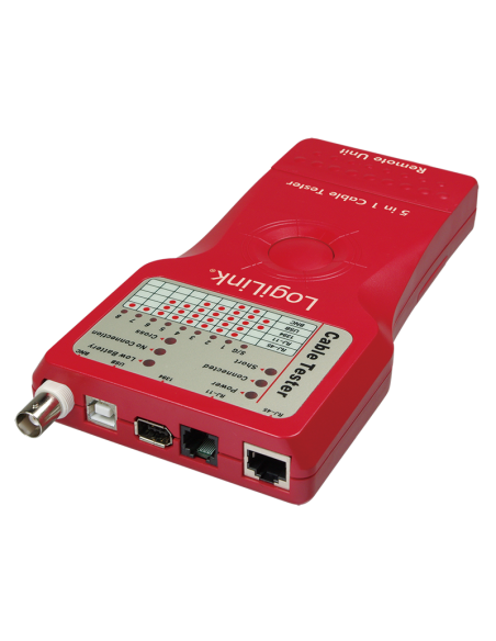 TESTER RJ11-RJ45/BNC/USB/FIREW
