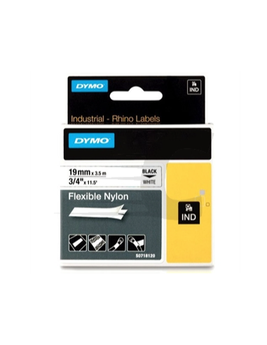 CINTA DYMO D1 NYLON IN 19MMX3